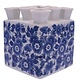 Vase tulipe bleu de Delft, carré