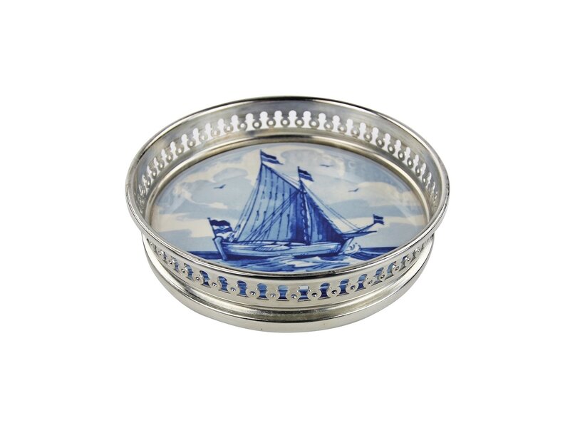 Delfter blauer Untersetzer, Schiff