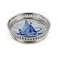 Delfter blauer Untersetzer, Schiff