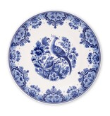 Assiette Delft bleu, ø 24 cm Oiseau sur branche