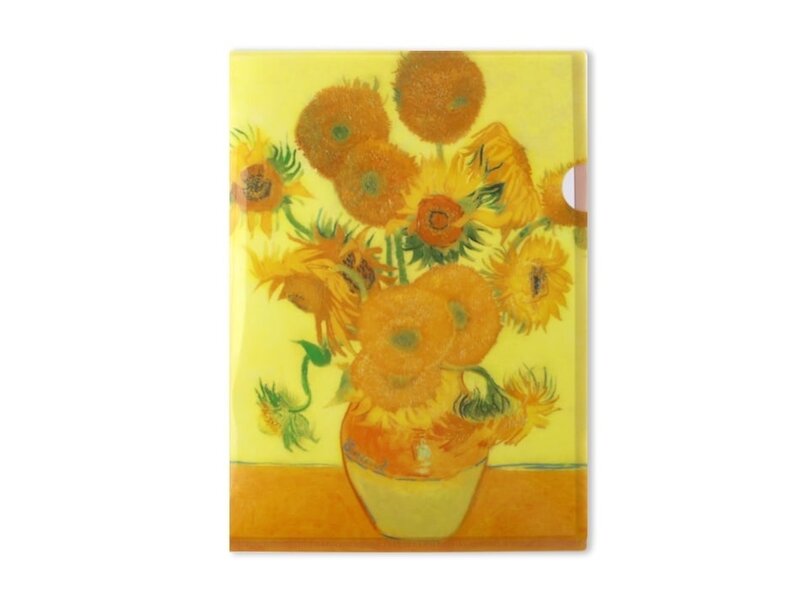 Filesheet A4, Zonnebloemen, Van Gogh