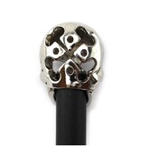 Black pencil, silver colored skull Black pencil, silver colored skull