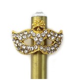 Lápiz dorado, máscara dorada Lápiz dorado, máscara dorada