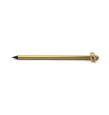 Goudkleurig potlood , gouden masker