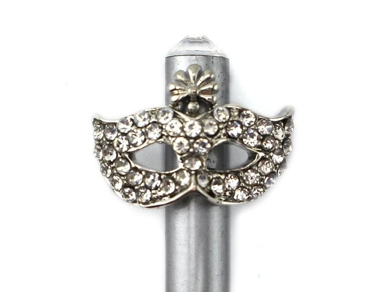 Silver pencil, silver mask