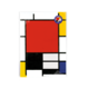 Reproducción A4, Composición, Mondrian
