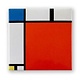 Aimant pour réfrigérateur, Composition II, 1930, Mondrian