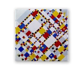 Imán de nevera, Victoria Boogie Woogie, Mondrian