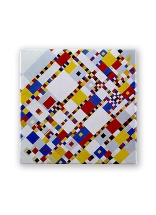 Kühlschrankmagnet, Sieg Boogie Woogie, Mondrian