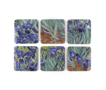 Dessous de verre, Iris, Van Gogh