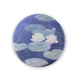 Pocket Mirror , Ø 80 mm, Monet, Water Lilies evening