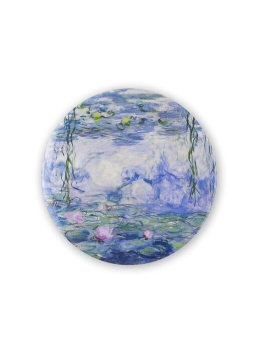 Taschenspiegel B, Ø 80 mm, Monet, Seerosen