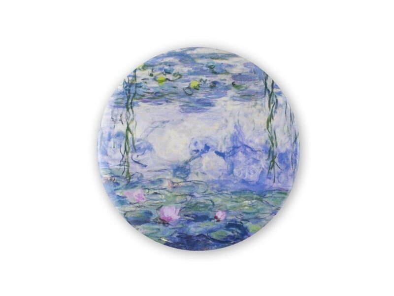 Taschenspiegel B, Ø 80 mm, Monet, Seerosen