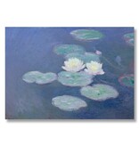 Poster 50x70, Waterlelies in avondlicht, Monet