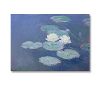 Poster 50x70, Monet, Water Lilies evening