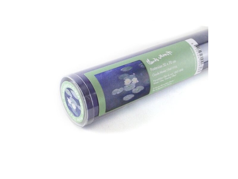 Poster 50x70, Waterlelies in avondlicht, Monet