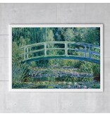 Plakat, 50x70, Monet, japanische Brücke