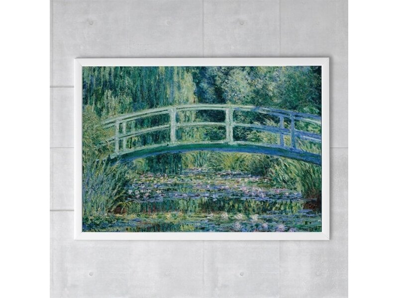 Plakat, 50x70, Monet, japanische Brücke