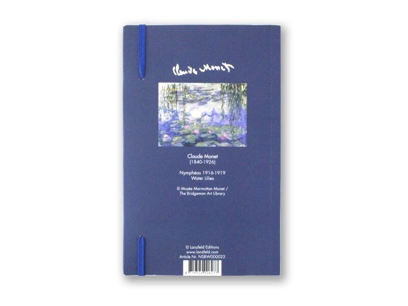 Softcover notitieboekje, A5, Waterlelies, Monet