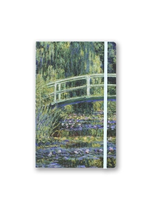 Softcover notebook, A5, Japanese bridge, Monet