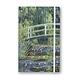 Softcover-Notizbuch, A5, japanische Brücke, Monet