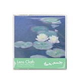 Lens cloth, 15 x 15 cm, Waterlilies in evening light, Monet Lens cloth, 15 x 15 cm, Waterlilies in evening light, Monet