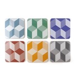 Posavasos, patrón de mosaico óptico Posavasos, patrón de mosaico óptico