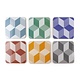 Coasters , Optical Tile pattern