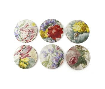 Coasters, Flower Still Life, Henstenburgh