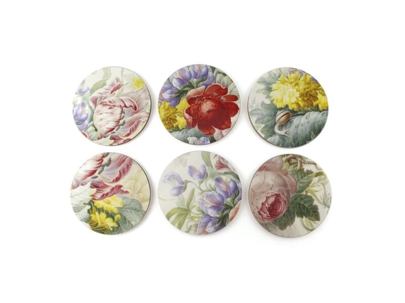 Untersetzer, Blumenstillleben, Henstenburgh, Rijksmuseum