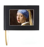 Libreta NEGRO con inserto para postal, horizontal