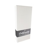 Caja de caligrafía, pluma y tintero, plumín negro, caja blanca