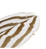 Bolígrafo faisán plateado, marrón / blanco Bolígrafo faisán plateado, marrón / blanco