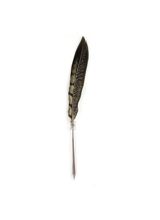 Zilver fazant balpen