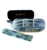 Funda de gafas con tela para lentes, puente japonés, Monet
