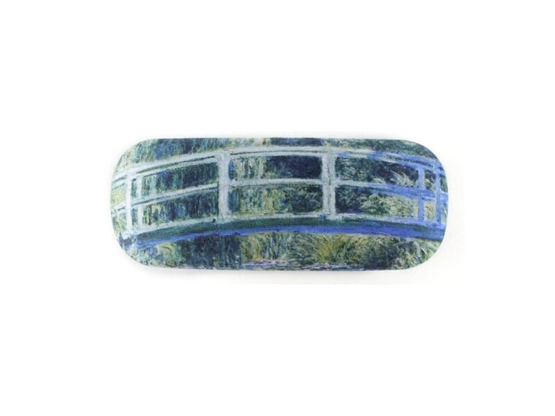 Brillenetui mit Linsentuch, japanische Brücke, Monet