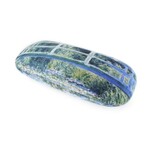 Étui à lunettes avec tissu pour lentilles, pont japonais, Monet