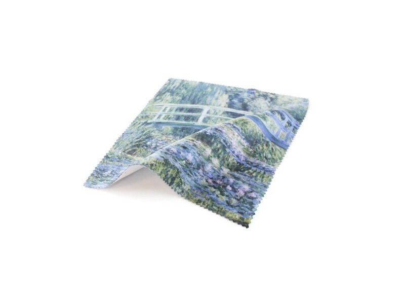 Brillenetui mit Linsentuch, japanische Brücke, Monet