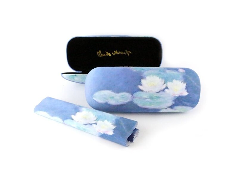 Funda de gafas con tela para lentes, nenúfares, Monet