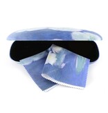 Funda de gafas con tela para lentes, nenúfares, Monet Funda de gafas con tela para lentes, nenúfares, Monet