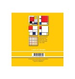 porte-cartes, carré, Mondrian
