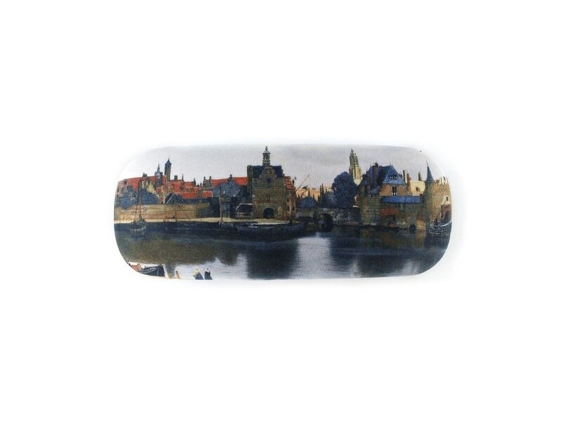 Brillenkoker , Gezicht op Delft , Vermeer