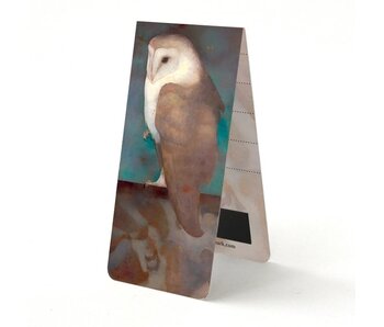 Marque-page magnétique, hibou, Mankes