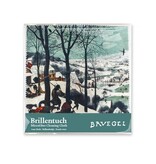 Paño de gafas, 15 x 15 cm, Cazadores en la nieve, Bruegel