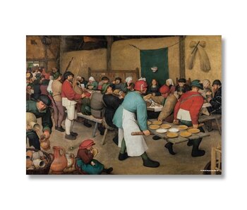 Poster, 50x70, Bruegel, Boerenbruiloft