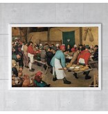 Plakat, 50x70, Bruegel, Bauernhochzeit
