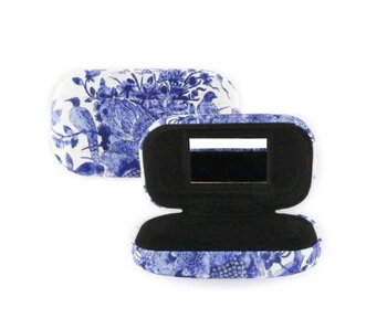Lápiz labial /Lápiz labial /lente /caja de viaje,  Delft pájaros azules