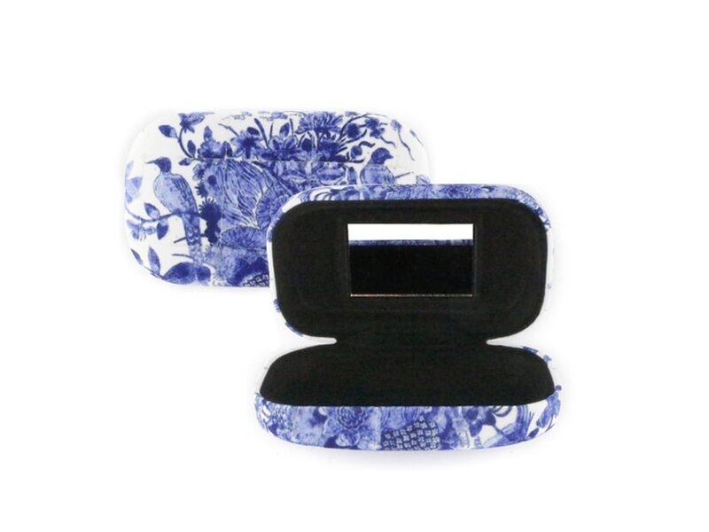 Lápiz labial /Lápiz labial /lente /caja de viaje,  Delft pájaros azules