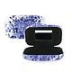 Lipstick / lens / travel box, Delft Blue tiles birds