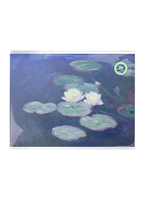 Plakat A3, Monet, Seerosen im Abendlicht